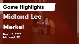 Midland Lee  vs Merkel  Game Highlights - Nov. 10, 2020