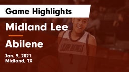 Midland Lee  vs Abilene  Game Highlights - Jan. 9, 2021