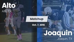 Matchup: Alto  vs. Joaquin  2016