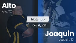 Matchup: Alto  vs. Joaquin  2017