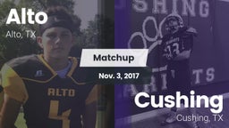 Matchup: Alto  vs. Cushing  2017