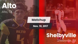 Matchup: Alto  vs. Shelbyville  2017