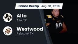 Recap: Alto  vs. Westwood  2018