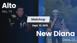 Matchup: Alto  vs. New Diana  2019