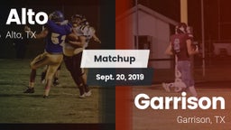 Matchup: Alto  vs. Garrison  2019