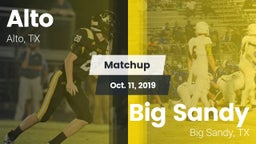 Matchup: Alto  vs. Big Sandy  2019