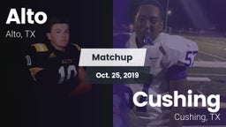 Matchup: Alto  vs. Cushing  2019