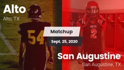 Matchup: Alto  vs. San Augustine  2020