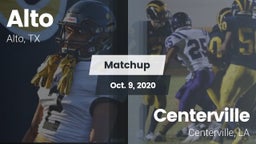 Matchup: Alto  vs. Centerville  2020