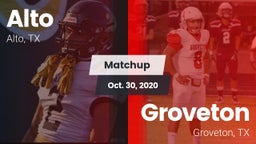 Matchup: Alto  vs. Groveton  2020