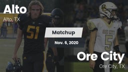 Matchup: Alto  vs. Ore City  2020