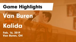Van Buren  vs Kalida  Game Highlights - Feb. 16, 2019