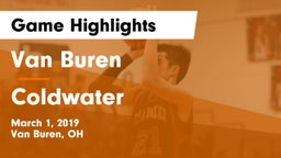 Van Buren  vs Coldwater Game Highlights - March 1, 2019