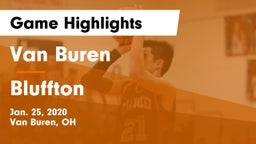 Van Buren  vs Bluffton  Game Highlights - Jan. 25, 2020