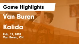 Van Buren  vs Kalida  Game Highlights - Feb. 15, 2020