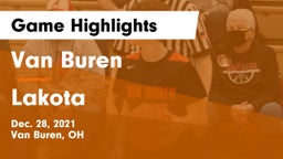 Van Buren  vs Lakota Game Highlights - Dec. 28, 2021