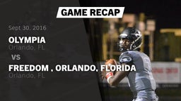 Recap: Olympia  vs. Freedom , Orlando, Florida 2016