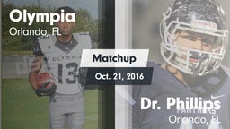 Matchup: Olympia  vs. Dr. Phillips  2016