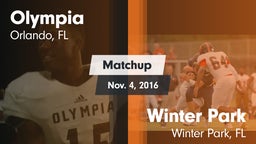 Matchup: Olympia  vs. Winter Park  2016