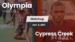 Matchup: Olympia  vs. Cypress Creek  2017