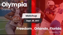 Matchup: Olympia  vs. Freedom , Orlando, Florida 2017