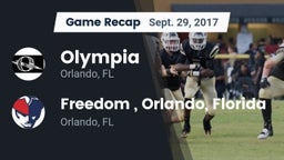 Recap: Olympia  vs. Freedom , Orlando, Florida 2017