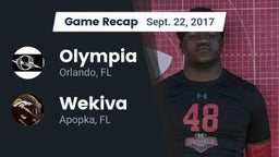 Recap: Olympia  vs. Wekiva  2017