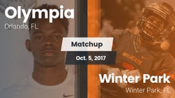 Matchup: Olympia  vs. Winter Park  2017