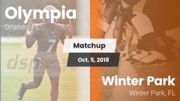 Matchup: Olympia  vs. Winter Park  2018