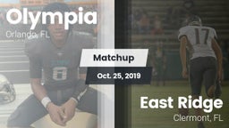 Matchup: Olympia  vs. East Ridge  2019
