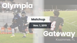 Matchup: Olympia  vs. Gateway  2019