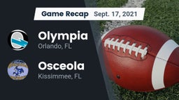 Recap: Olympia  vs. Osceola  2021
