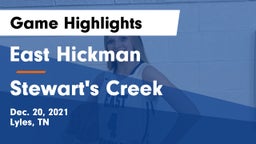 East Hickman  vs Stewart's Creek  Game Highlights - Dec. 20, 2021