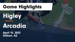 Higley  vs Arcadia  Game Highlights - April 15, 2022