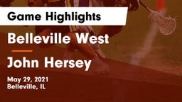 Belleville West  vs John Hersey  Game Highlights - May 29, 2021