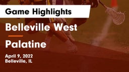 Belleville West  vs Palatine Game Highlights - April 9, 2022