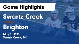 Swartz Creek  vs Brighton  Game Highlights - May 1, 2023