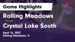 Rolling Meadows  vs Crystal Lake South Game Highlights - April 16, 2022