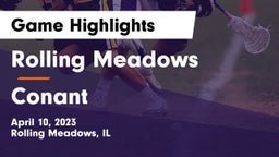 Rolling Meadows  vs Conant  Game Highlights - April 10, 2023