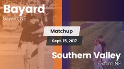 Matchup: Bayard  vs. Southern Valley  2017
