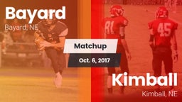 Matchup: Bayard  vs. Kimball  2017