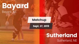 Matchup: Bayard  vs. Sutherland  2019