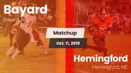 Matchup: Bayard  vs. Hemingford  2019