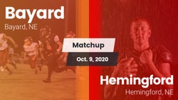 Matchup: Bayard  vs. Hemingford  2020