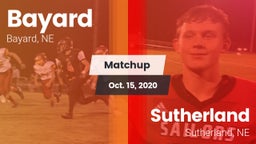Matchup: Bayard  vs. Sutherland  2020
