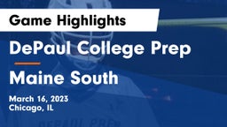 DePaul College Prep  vs Maine South  Game Highlights - March 16, 2023