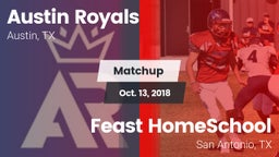 Matchup: Austin Royals vs. Feast HomeSchool  2018