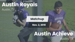Matchup: Austin Royals vs. Austin Achieve 2018