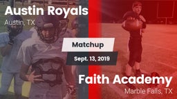 Matchup: Austin Royals vs. Faith Academy 2019