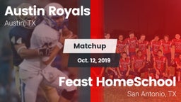 Matchup: Austin Royals vs. Feast HomeSchool  2019
